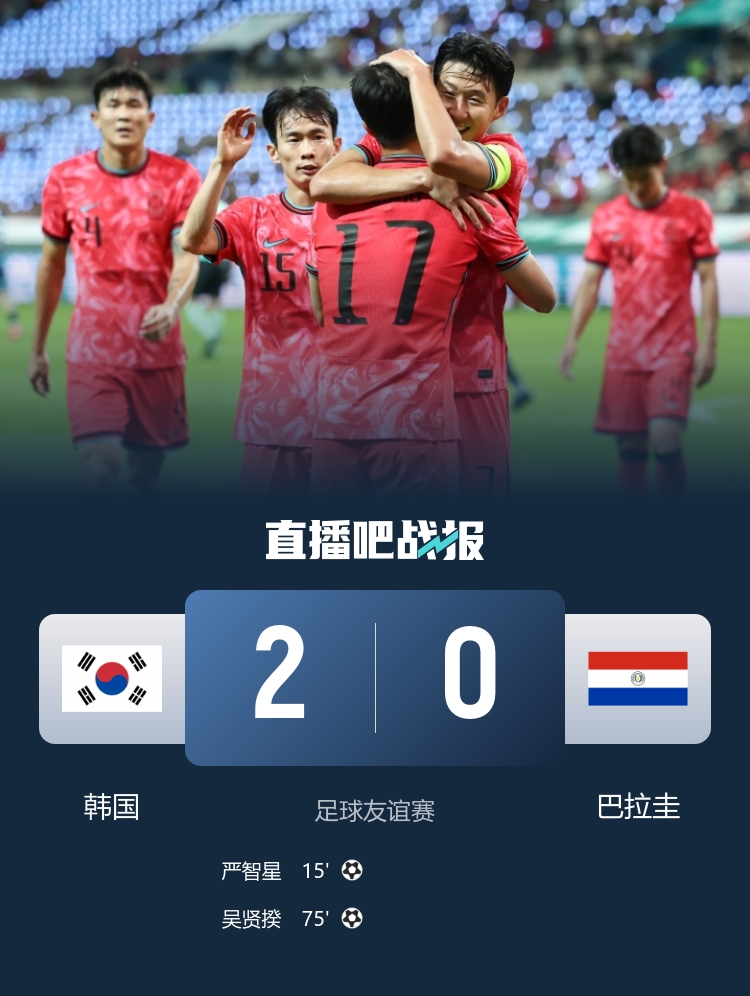 月韩国队对, 总容量的三, 阵科威特队